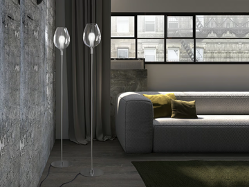 ROSÈ 3050/P1 - LED blown glass floor lamp by Italamp - view 3