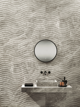 BASIN - Countertop rectangular porcelain stoneware washbasin by Italgraniti - view 3