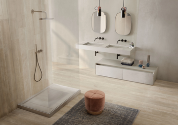 DOUBLE LOFTY - Floorstanding porcelain stoneware bathroom cabinet with drawers by Italgraniti - view 3