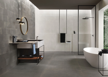 ICÔNE BLEU GRIS - Porcelain stoneware wall/floor tiles with stone effect by Italgraniti - view 3