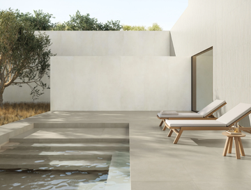 I CEMENTI WHITE - Porcelain stoneware wall/floor tiles with concrete effect by Italgraniti - view 3