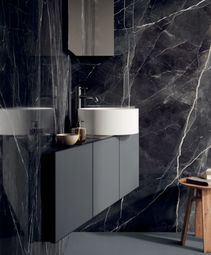 PIANOANGLE.110 - Wall-mounted vanity unit by Italgraniti - view 3