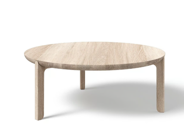 JURO Ø90 - Round wooden coffee table by JAVORINA - view 3
