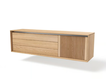 LINK+ LN3Z180 - Suspended wooden sideboard with drawers by JAVORINA - view 2
