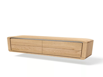 ULTRA UTV2 - Wall-mounted wooden TV cabinet with flap doors by JAVORINA - view 2