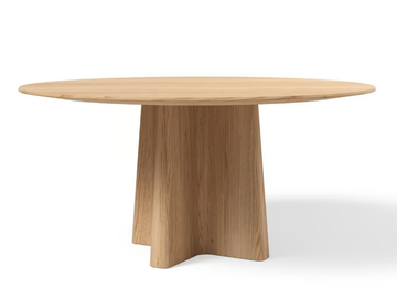 XX Ø160 - Round wooden dining table by JAVORINA - view 2