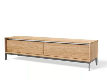 LINK+ LNTV2N - Low wooden TV cabinet with flap doors by JAVORINA - view 2