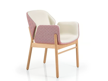 ADELE - Chair with armrests by JMS - view 2
