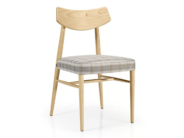 BIZU M1130UW - Upholstered wooden chair by JMS - view 2