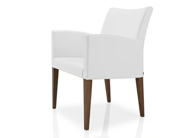 CASSIS - Fabric chair with armrests by JMS - view 2