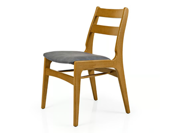 GEMMA M1083 - Wooden chair with integrated cushion by JMS - view 2