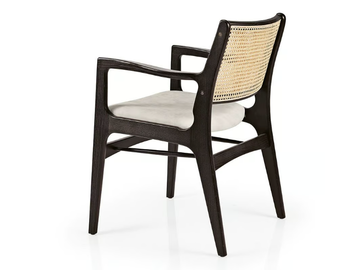 GEMMA M1084CPA - Wooden chair with armrests by JMS - view 3