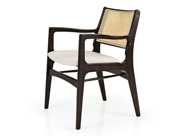 GEMMA M1084CPA - Wooden chair with armrests by JMS - view 2