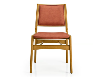 GEMMA M1084UUPA - Upholstered leather chair with integrated cushion by JMS - view 3