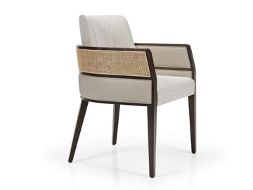 AGGY M1177C ST - Fabric chair with armrests by JMS - view 2