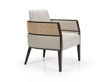 AGGY M1178 ST - Fabric easy chair by JMS - view 2