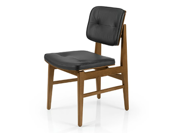 SHANNA M1054WUUCR - Leather chair by JMS - view 3