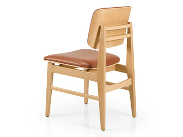 SHANNA M1054WUUST - Leather chair by JMS - view 3