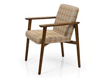 ZOE M1142ST - Upholstered wooden chair with armrests by JMS - view 2