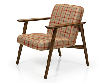 ZOE M1143ST - Fabric easy chair with armrests by JMS - view 2
