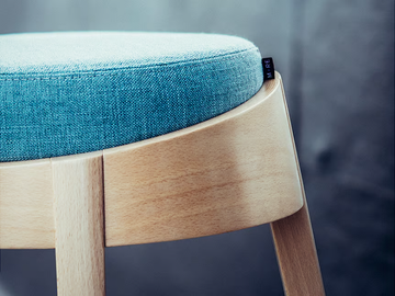RUBY - Barstool with footrest by JMS - view 3