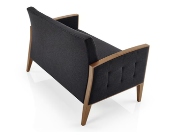 CASSIS - Tufted fabric small sofa by JMS - view 3