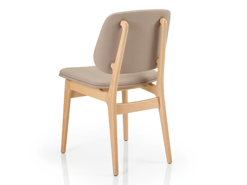 CHLOE M932 UU - Leather chair by JMS - view 3