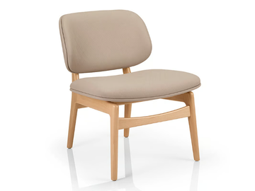 CHLOE M935 UU - Leather easy chair by JMS - view 2