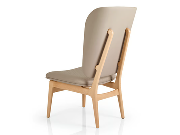 CHLOE M935HG UU - Leather easy chair high-back by JMS - view 3