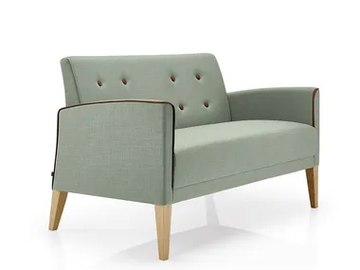 CASSIS - Tufted fabric small sofa by JMS - view 2