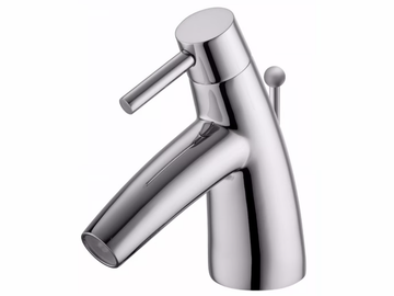 TAI CHI - Countertop single handle 1 hole chromed brass washbasin mixer by JUSTIME - view 2
