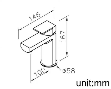 ARCH - Countertop single handle 1 hole washbasin mixer by JUSTIME - view 3