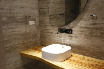 MARK - Wall-mounted chromed brass washbasin tap by JUSTIME - view 3