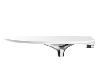 NATURE - Chromed brass bathroom wall shelf by JUSTIME - view 2
