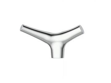 NATURE - Double chromed brass robe hook by JUSTIME - view 2