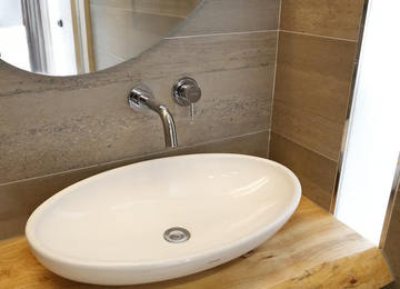 STILL ONE - Wall-mounted chromed brass washbasin tap by JUSTIME - view 3