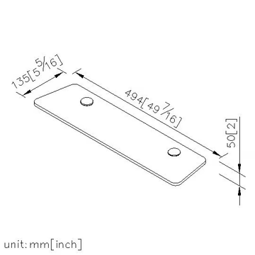 YES - Tempered glass bathroom wall shelf by JUSTIME - view 3