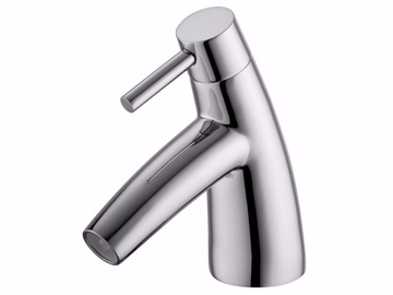 TAI CHI - Countertop single handle 1 hole chromed brass washbasin mixer by JUSTIME - view 2