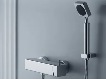MARK - Wall-mounted chromed brass handshower with hose by JUSTIME - view 2