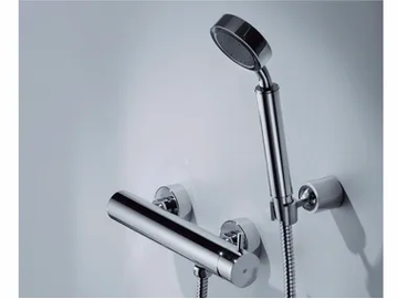 STILL ONE - Chromed brass shower mixer with hand shower by JUSTIME - view 2