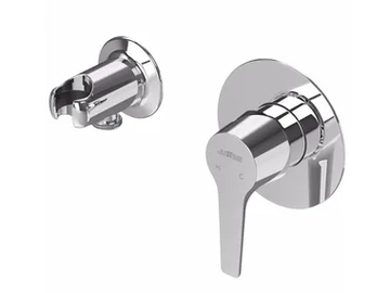 NATURE - Single handle chromed brass shower mixer by JUSTIME - view 2