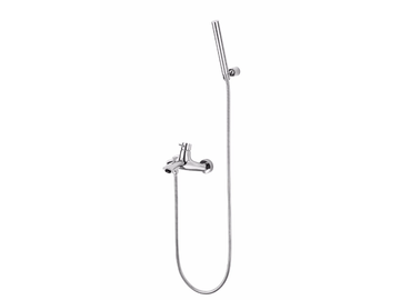 TAI CHI - Wall-mounted single handle bathtub mixer with hand shower by JUSTIME - view 2