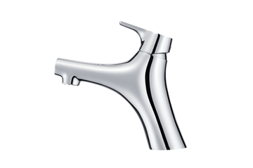 NATURE - Countertop single handle chromed brass washbasin mixer by JUSTIME - view 2