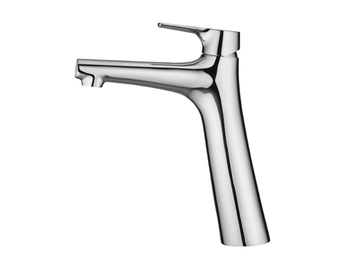 NATURE - Countertop single handle 1 hole chromed brass washbasin mixer by JUSTIME - view 3