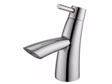 TAI CHI - Countertop single handle 1 hole chromed brass washbasin mixer by JUSTIME - view 2