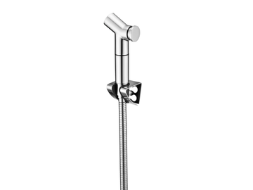 YES - Chromed brass handshower with hose with bracket by JUSTIME - view 2
