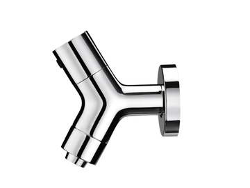 YES - Wall-mounted 1 hole chromed brass washbasin mixer by JUSTIME - view 3