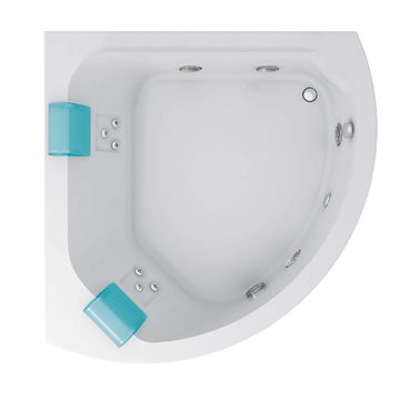 AQUASOUL CORNER 155 - Built-in hydromassage corner bathtub by Jacuzzi® - view 3