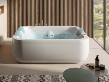 AQUASOUL EXTRA - Hydromassage freestanding bathtub with chromotherapy by Jacuzzi® - view 2