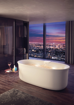 ARGA® - Freestanding Swirlpool® acrylic bathtub by Jacuzzi® - view 3